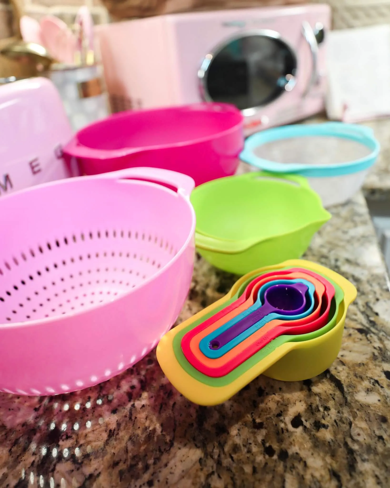 10 Piece Colorful Mixing Bowl Set