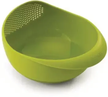 108 Kitchen Plastic big Rice Bowl Strainer Perfect Size for Storing and Straining