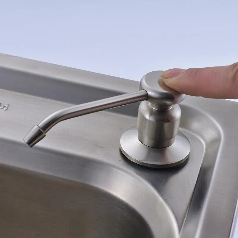 Aluminum Sink Concealed Liquid Soap Dispenser