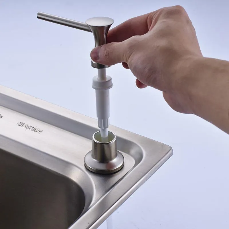 Aluminum Sink Concealed Liquid Soap Dispenser