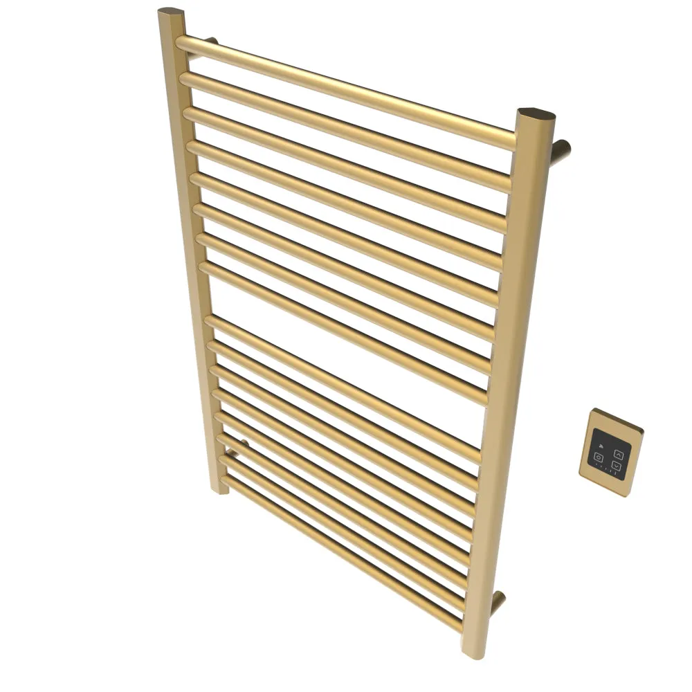 Amba S2942SB.2 Sirio S2942 Hardwired Towel Warmer in Satin Brass