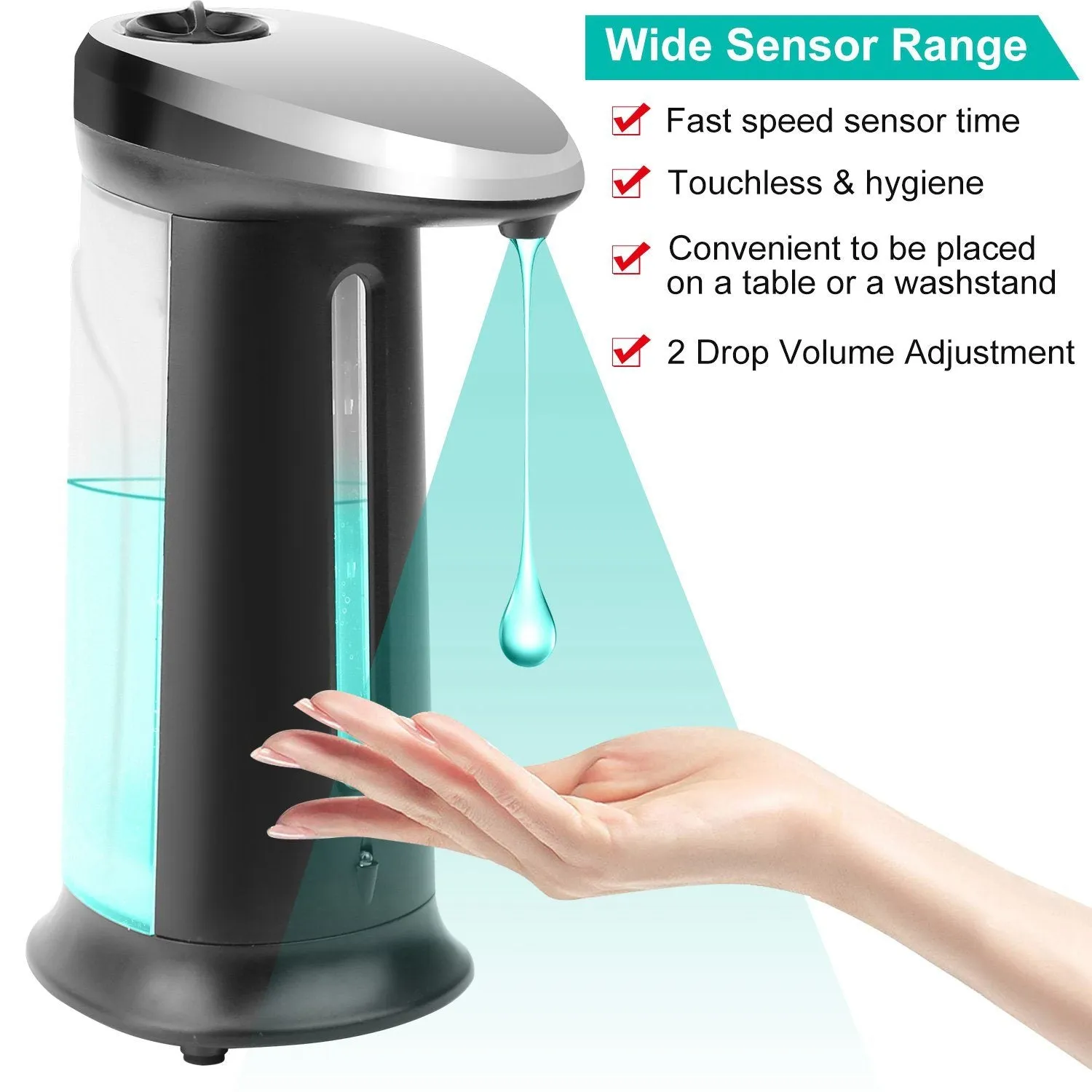 Automatic Soap Dispenser 400 ML/16.9 Oz