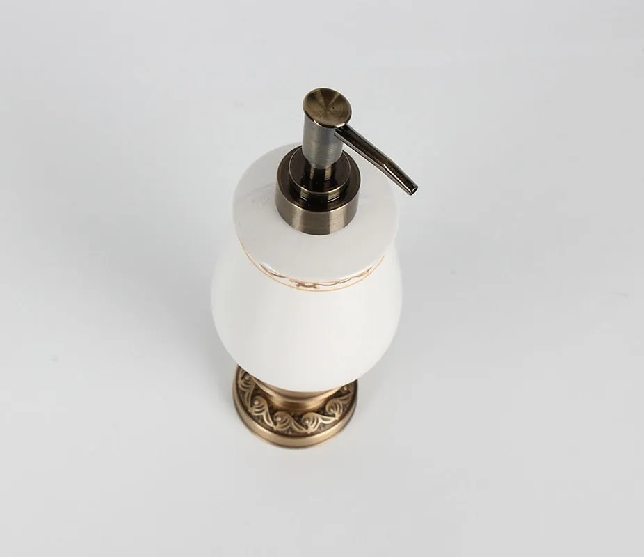 Brass Desktop Antique Brass Liquid Soap Dispenser Collection