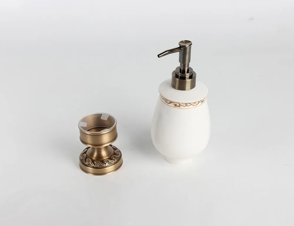 Brass Desktop Antique Brass Liquid Soap Dispenser Collection