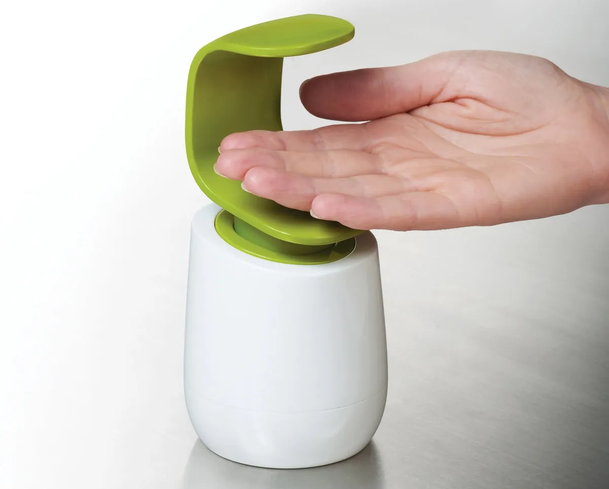 C-pump Soap Dispenser - White/Green by Joseph Joseph