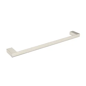 CELIA Single Towel Rail Brushed Nickel 600MM 4624-BN