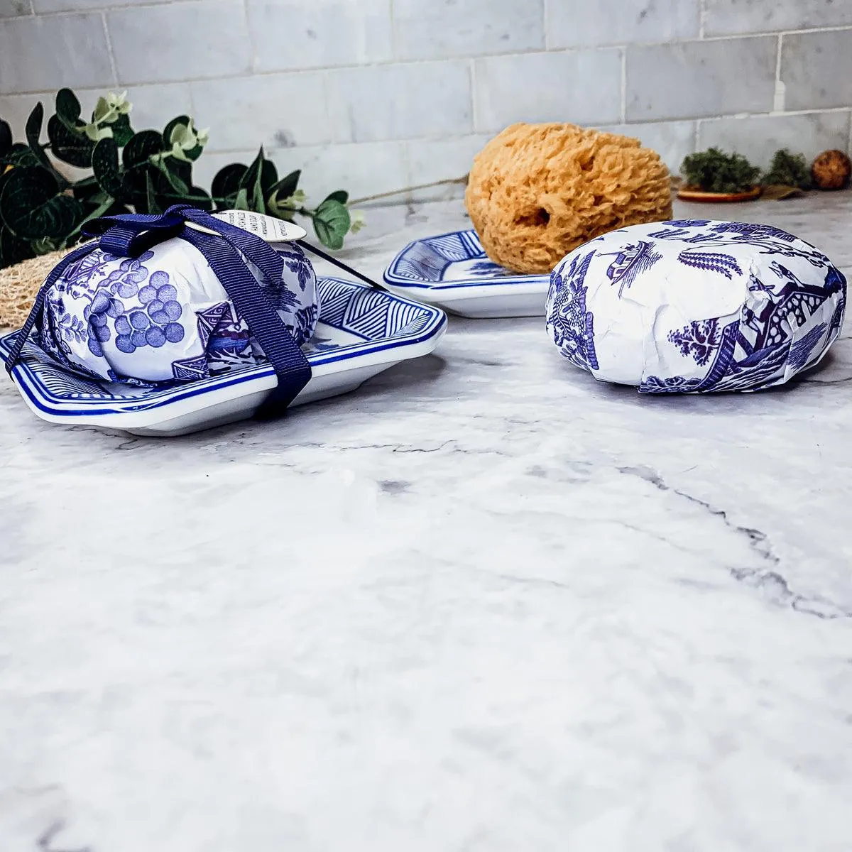 Chinoiserie Soap & Dish Set