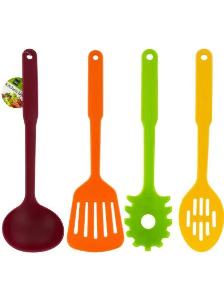 Colored Plastic Kitchen Utensil (Available in a pack of 12)