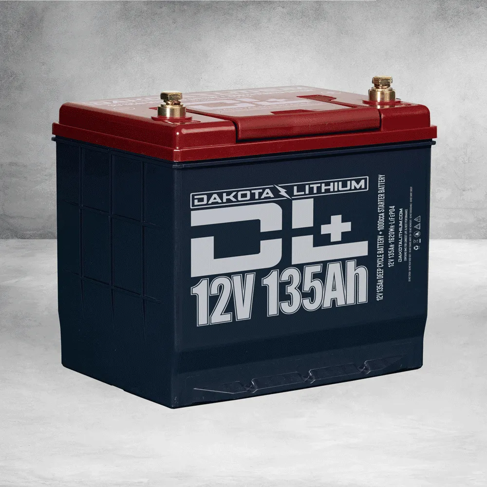 Dakota Lithium - DL  12V 135Ah Dual Purpose 1000CCA Starter Battery Plus Deep Cycle Performance