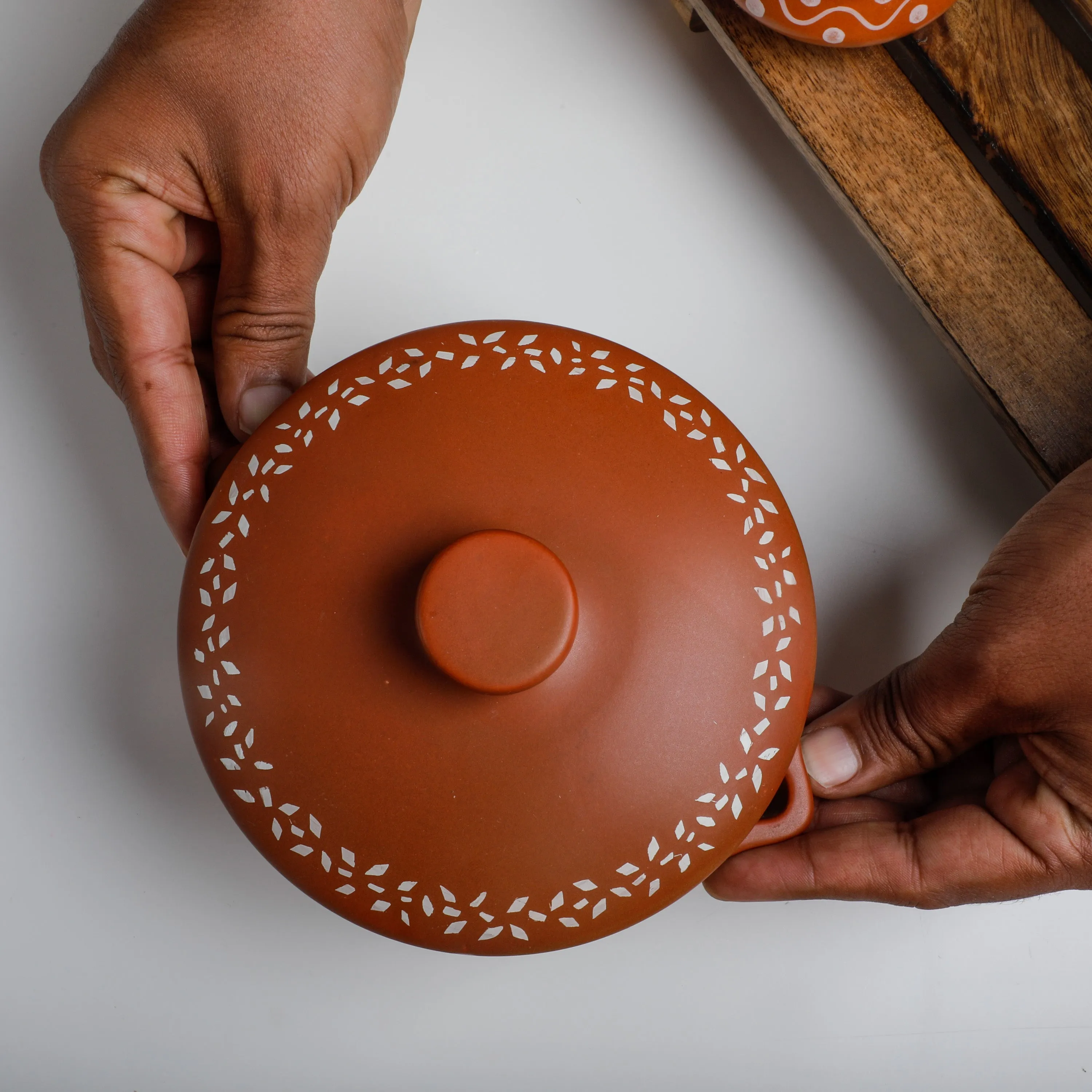 Floral Casserole Dish with Lid