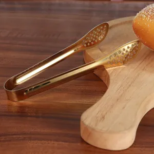 Golden Steel Ice Cube Tong