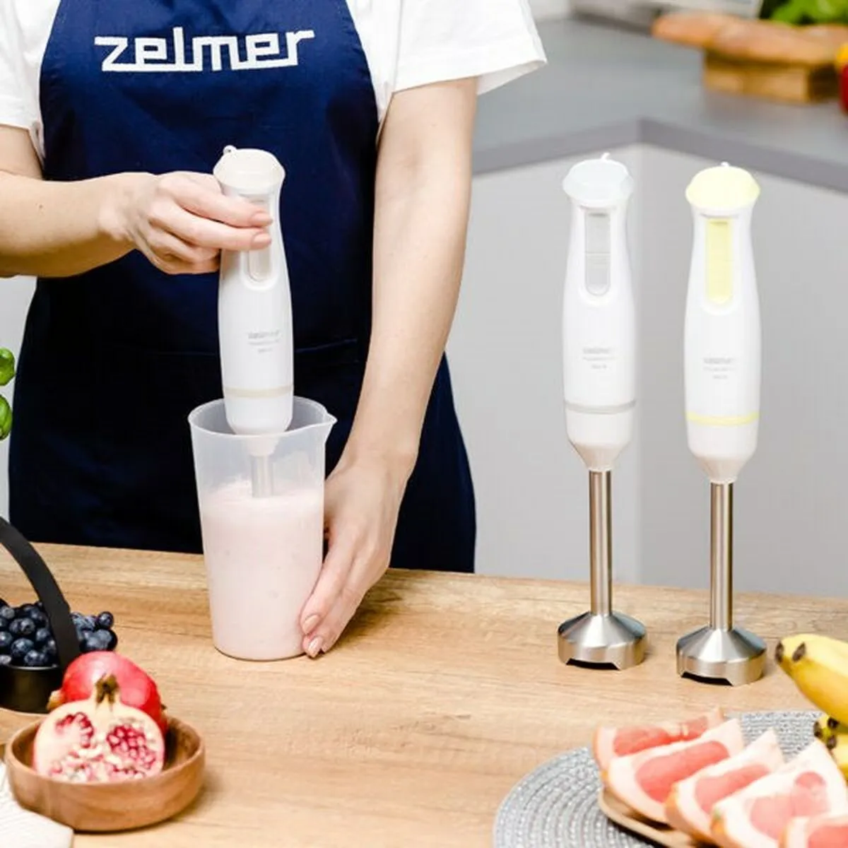 Hand-held Blender Zelmer ZHB4561S White 800 W