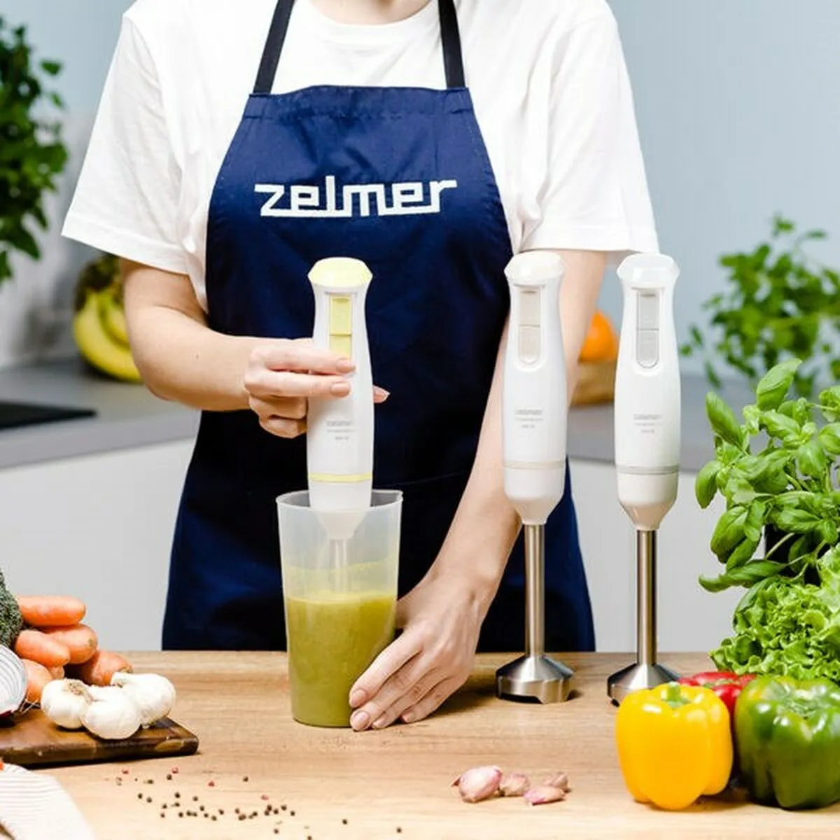 Hand-held Blender Zelmer ZHB4561S White 800 W