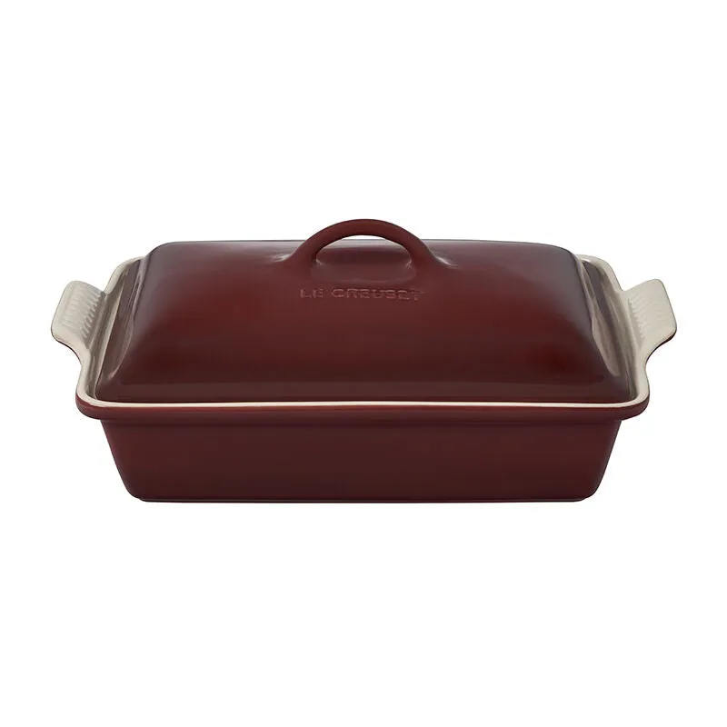 Le Creuset Heritage Covered Rectangular Casserole Dish 4 qt.