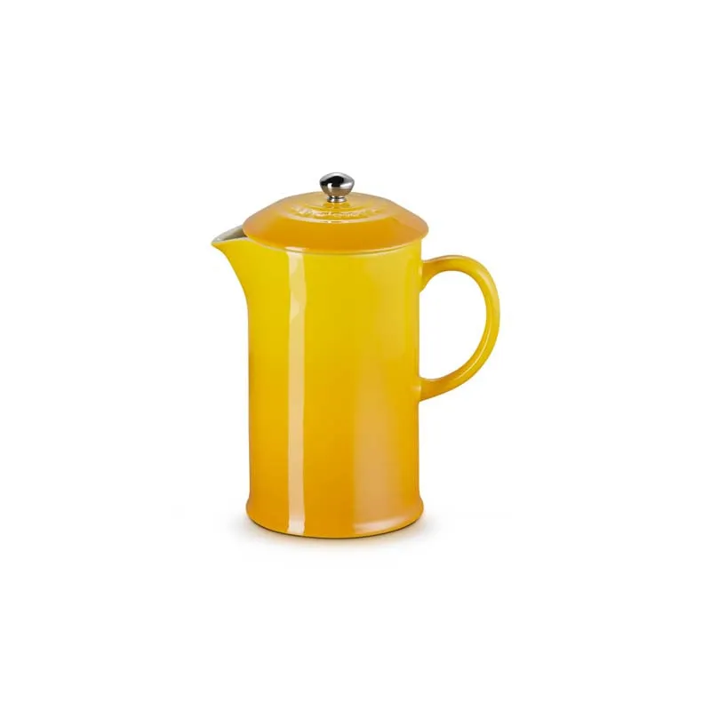 Le Creuset Stoneware Cafetiere with Metal Press 1L Nectar