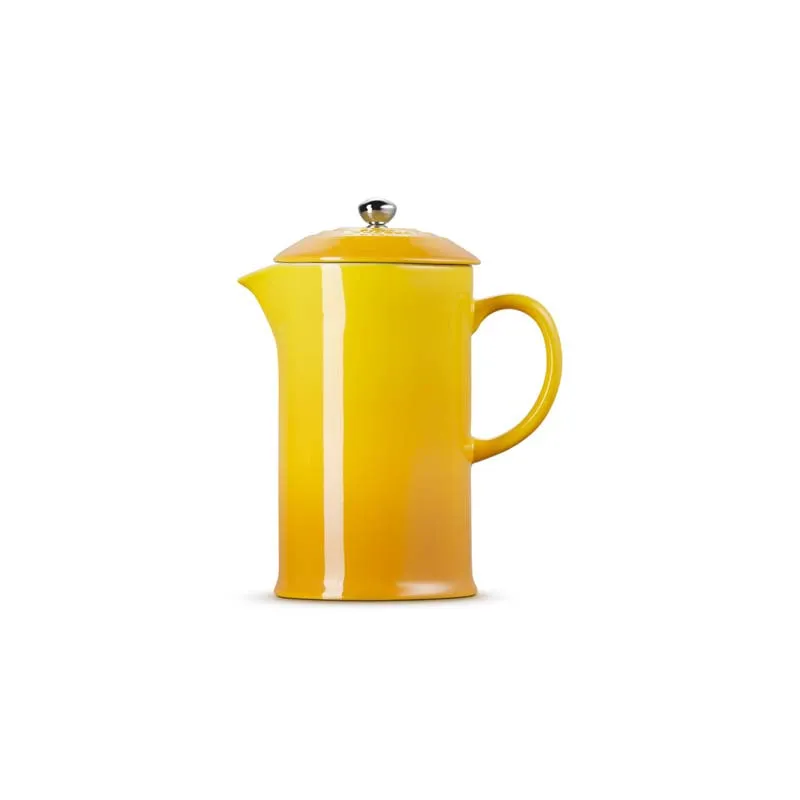 Le Creuset Stoneware Cafetiere with Metal Press 1L Nectar