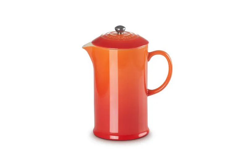 Le Creuset Stoneware Cafetiere with Metal Press 1L Volcanic