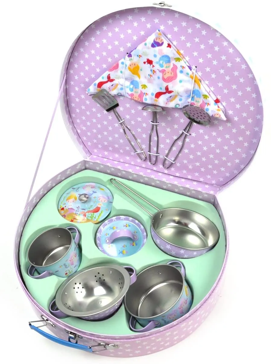 Mermaid Tin Kitchen Set