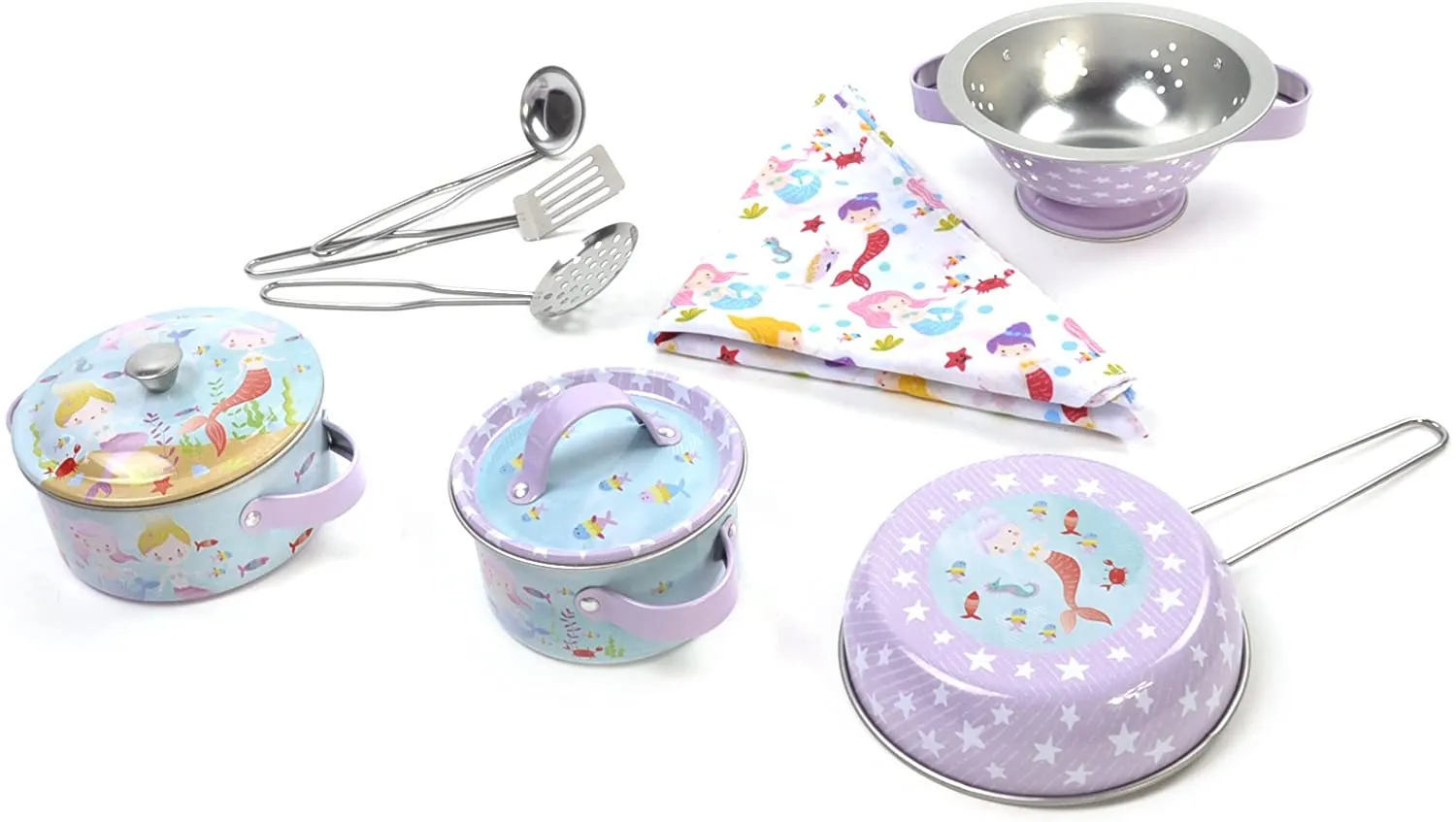 Mermaid Tin Kitchen Set