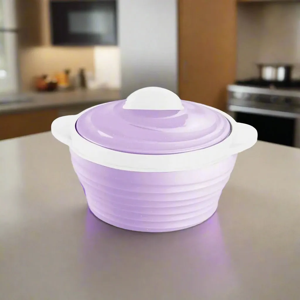 Nayasa Purple Cornello Casserole - 1500ml Stainless Steel with Lid