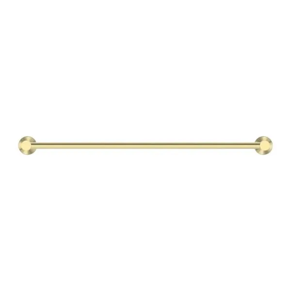 Nero MECCA Single Towel Rail 600MM BRUSHED GOLD 1924-BG