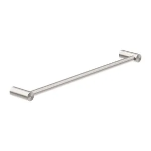 Nero MECCA Single Towel Rail 600MM Brushed Nickel 2324-BN