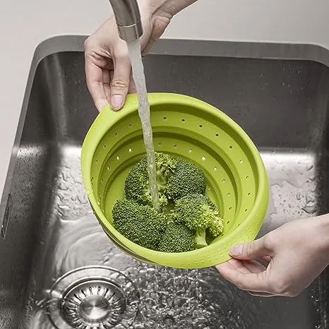 Non-Scratch Collapsible Colander