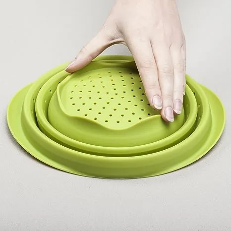 Non-Scratch Collapsible Colander