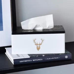 Nordic Style Wooden Tissue Box-Black Hawk(SA2405-25)