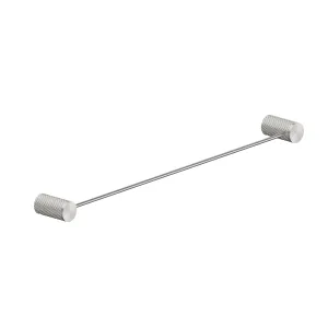 Opal Single Towel Rail 600mm Brushed Nickel 2524-BN