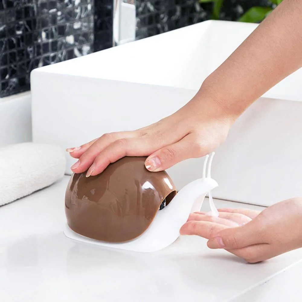 Portable Snail Shaped Liquid Soap Dispenser