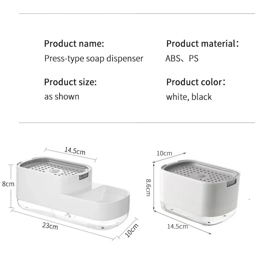 Sponge Rack Automatic Kitchen Soap Dispenser