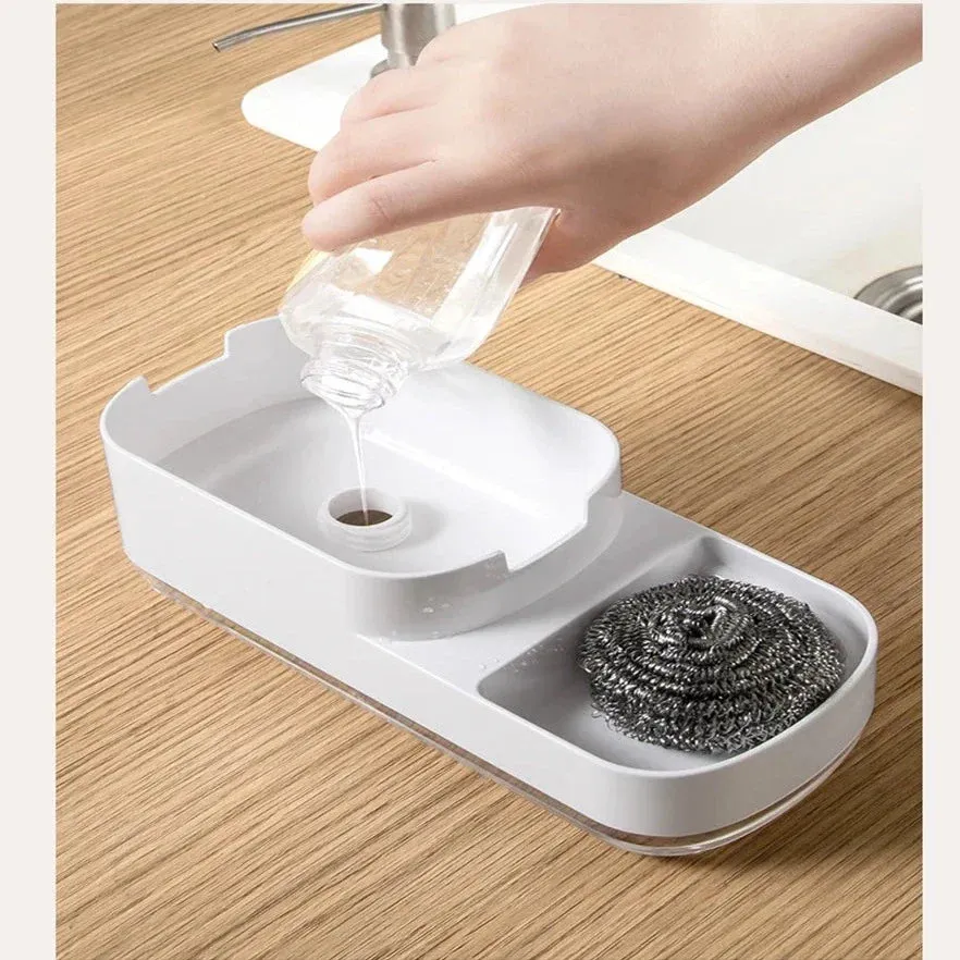 Sponge Rack Automatic Kitchen Soap Dispenser