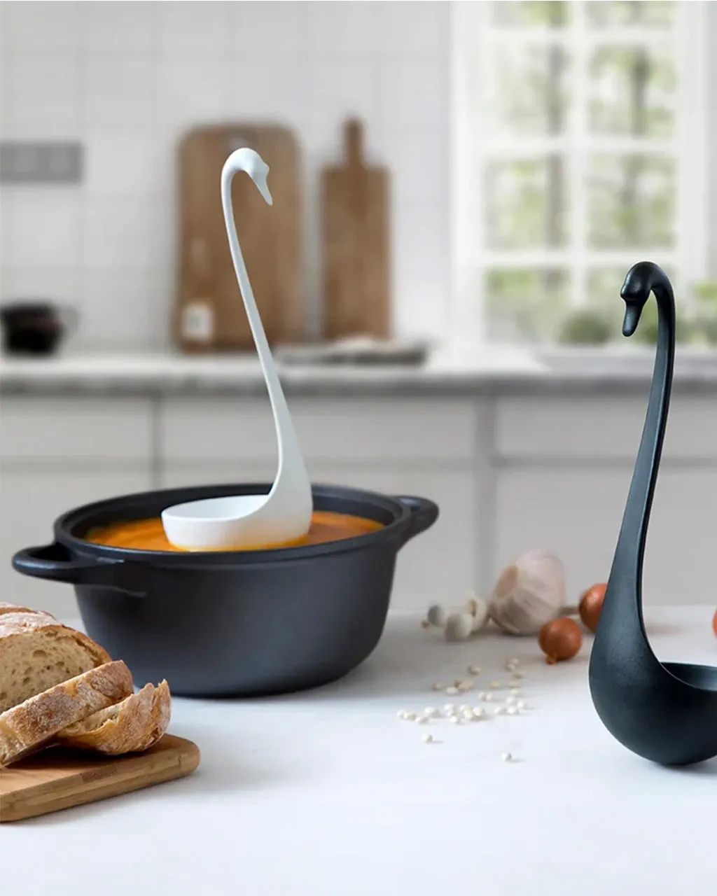 Swanky Floating Swan Ladle