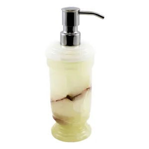 White Onyx Liquid Soap Dispenser